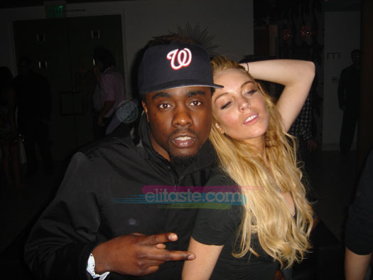 Miss Lohan getting sick with WALE